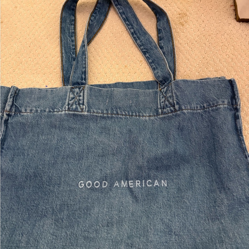 Good American Denim Blue Carryall